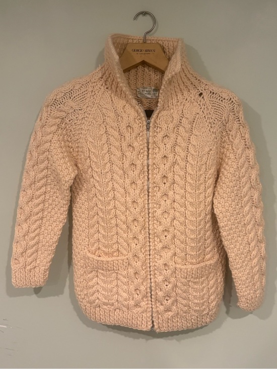 Tara Sweaters - Tara Cable Knit Zip Front Sweater